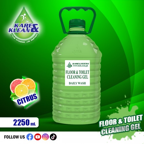 Floor & Toilet Cleaning Gel special 2.25Liter Citrus